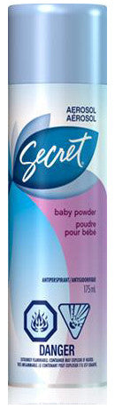 SECRET A/P BABY PWD 175ML - Queensborough Community Pharmacy