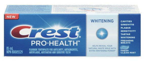 CREST PRO-HEALTH FRESH CLEAN MINT WHITENING 85ML - Queensborough Community Pharmacy