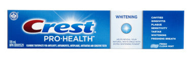 CREST PRO-HEALTH WHITING PASTE + CREST WHITE STRIPS 1CT 170ML - Queensborough Community Pharmacy