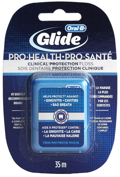 CREST GLIDE PRO-HEALTH FLOSS CLINICAL PROTECTION 35M - Queensborough Community Pharmacy