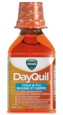 VICKS DAYQUIL COLD&FLU LIQUID 236ML - Queensborough Community Pharmacy