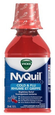 VICKS NYQUIL COLD CHERRY 236ML - Queensborough Community Pharmacy