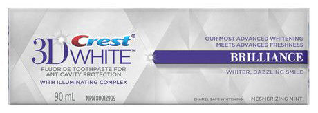 CREST 3D WHITE PASTE BRILLIANCE MESMORIZING MINT 90ML - Queensborough Community Pharmacy