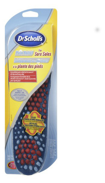 DR SCHOLL'S PAIN RELF SOLES WMN ORTHOTICS SORE 1'S - Queensborough Community Pharmacy