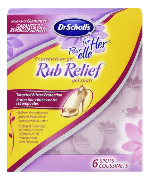 SCHOLL FOR HER RUB RELIEF GEL SPOTS1'S - Queensborough Community Pharmacy