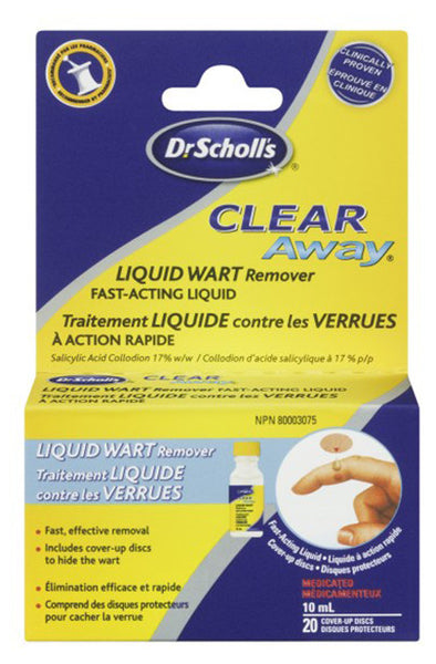 SCHOLL CLEAR AWAY LIQ WART 17% 9.8ML - Queensborough Community Pharmacy