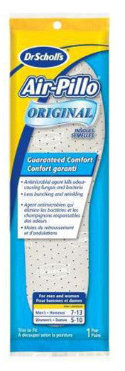 SCHOLL AIR PILLOW ORIG INSOLES 1PR - Queensborough Community Pharmacy