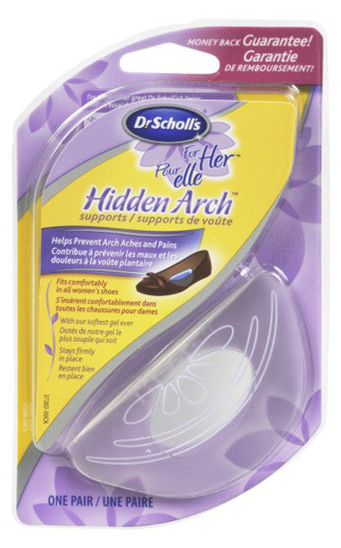 SCHOLL FOR HER HIDDEN ARCH SUPPT 1PR - Queensborough Community Pharmacy