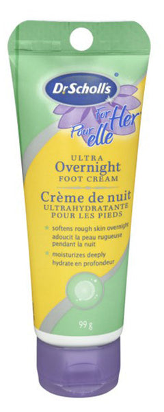 SCHOLL FOR HER ULTRA OVERNITE FOOT CREAM 99G - Queensborough Community Pharmacy