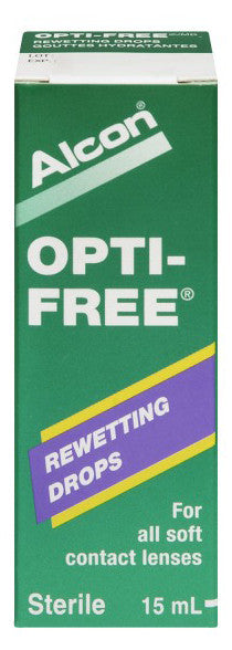 OPTI-FREE REWETTING DROPS 15ML - Queensborough Community Pharmacy