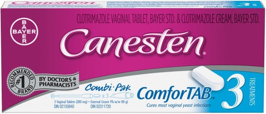 CANESTEN 3 DAY TAB COMBI-PAK - Queensborough Community Pharmacy