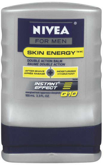 NIVEA FOR MEN SKIN ENERGY Q10 AFTERSHAVE BALM 100ML - Queensborough Community Pharmacy