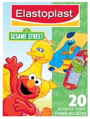 ELASTOPLAST SESAME STREET 20'S - Queensborough Community Pharmacy