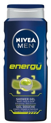 NIVEA FOR MEN SHOWER ENERGY MINI 50ML - Queensborough Community Pharmacy