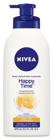 NIVEA HAPPY TIME BODY LOTION 625ML - Queensborough Community Pharmacy