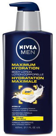 NIVEA MEN MAX HYDRATING BODY LOTION625ML - Queensborough Community Pharmacy