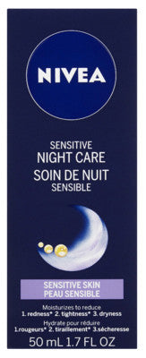 NIVEA SENSITIVE NIGHT CARE 50ML - Queensborough Community Pharmacy