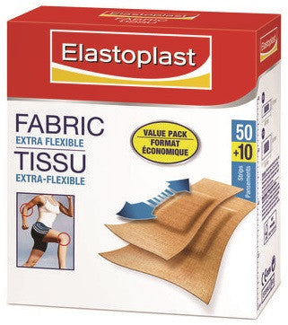 ELASTOPLAST FAB STRIPS 50+10'S - Queensborough Community Pharmacy