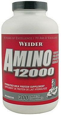 WEIDER AMINO 12000 TABS 300'S - Queensborough Community Pharmacy