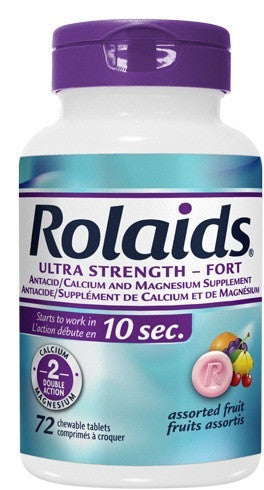ROLAIDS ULTRA STENGTH FRUIT TABS 72S - Queensborough Community Pharmacy