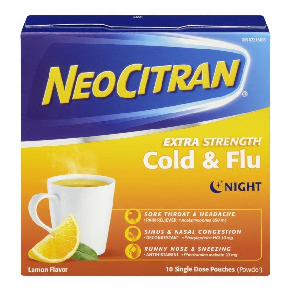 NEO CITRAN CLD/FLU 10'S - Queensborough Community Pharmacy