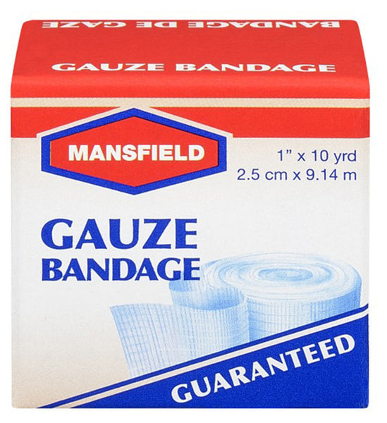 MANSFIELD GAUZE ROLLS 1'X10YDS (MGA1) 1'S - Queensborough Community Pharmacy