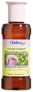OMBRA AROMATIC FOAM BATH ROSE & TEA500ML - Queensborough Community Pharmacy