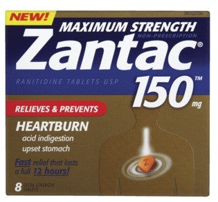 ZANTAC X-STR 150MG 8'S - Queensborough Community Pharmacy
