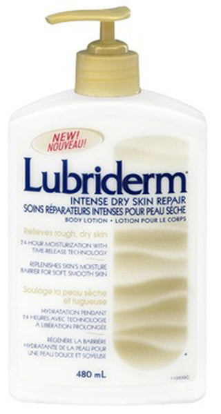 LUBRIDERM INTENSE DRY SKIN REPAIR BODY LOTION 480ML - Queensborough Community Pharmacy