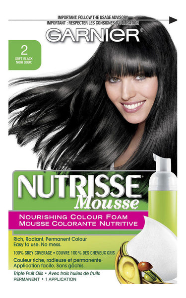 GARNIER NUTRISSE MOUSSE SHADE BLACK#2 - Queensborough Community Pharmacy
