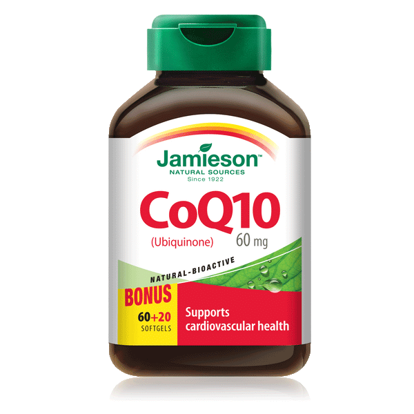 JAMIESON CO Q10 60MG 60+20'S - Queensborough Community Pharmacy