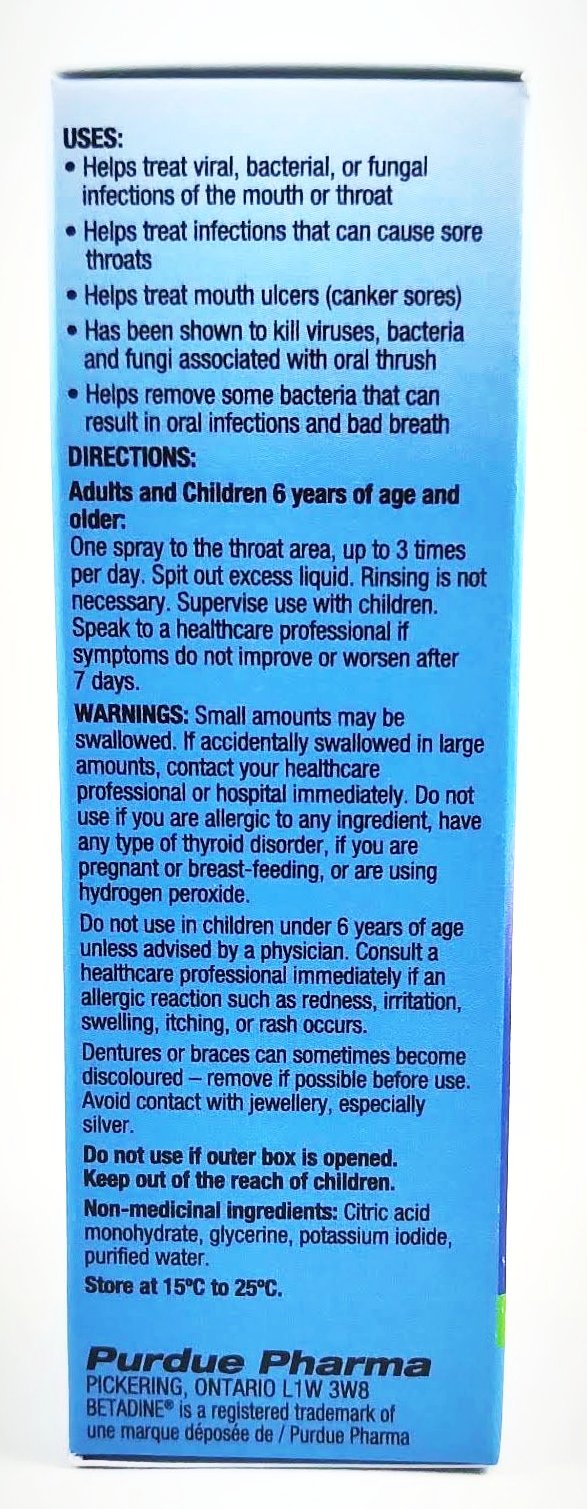 BETADINE SORE THROAT SPRAY 50ML