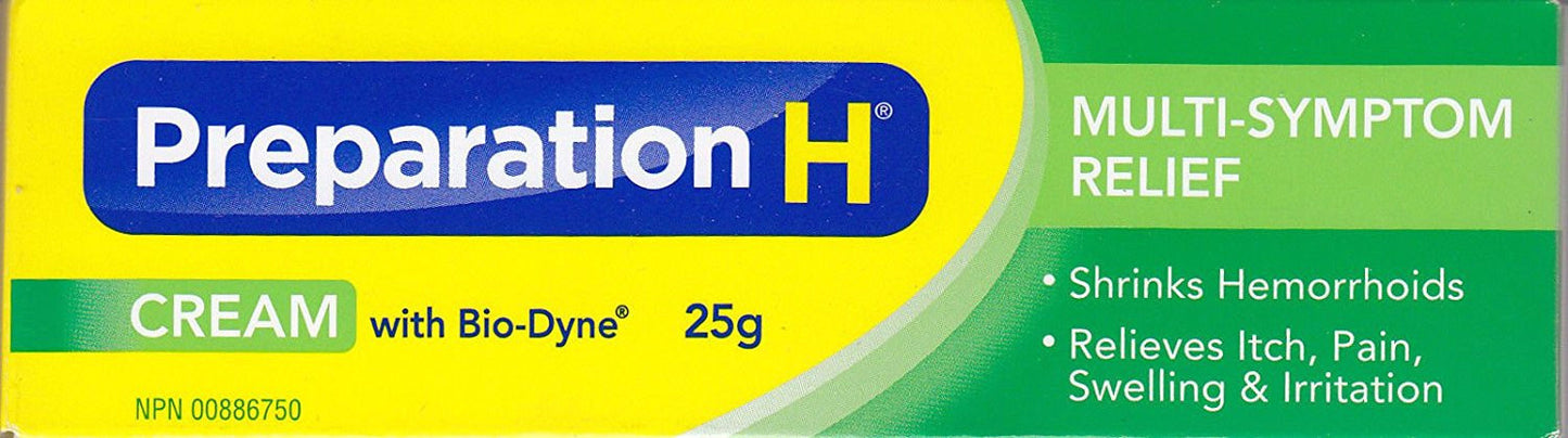 PREPARATION H CREAM WITH BIODYNE