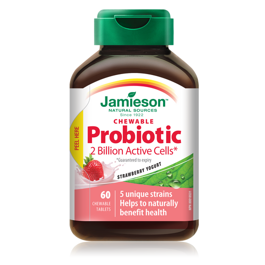JAMIESON CHEW PROBIOTIC 60'S - Queensborough Community Pharmacy