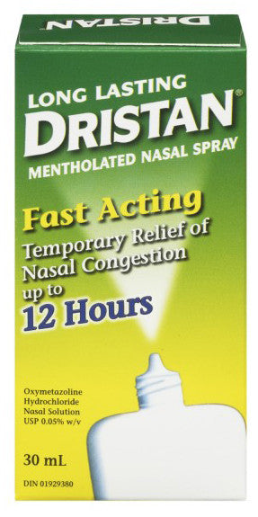 DRISTAN L.L. MENTHOL SPRAY 30ML - Queensborough Community Pharmacy