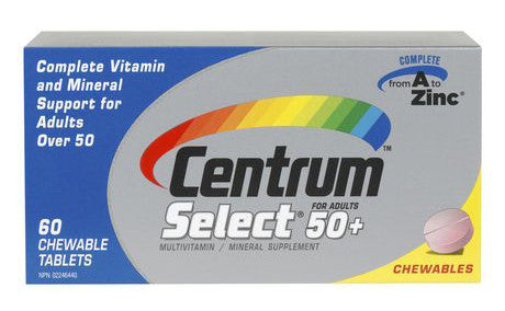 CENTRUM SELECT CHEW TABS 60'S - Queensborough Community Pharmacy