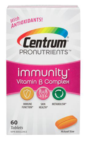 CENTRUM PRONUTRIENTS VITAMIN B COMPLEX 60'S - Queensborough Community Pharmacy