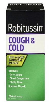 ROBITUSSIN COUGH CONGESTION 250ML - Queensborough Community Pharmacy