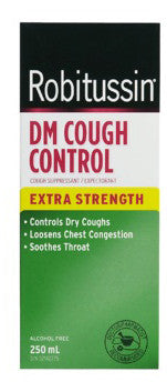 ROBITUSSIN DM COUGH CONTROL 250ML - Queensborough Community Pharmacy