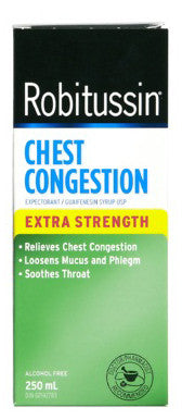 ROBITUSSIN CHEST CONGSTN X-STR 250ML - Queensborough Community Pharmacy