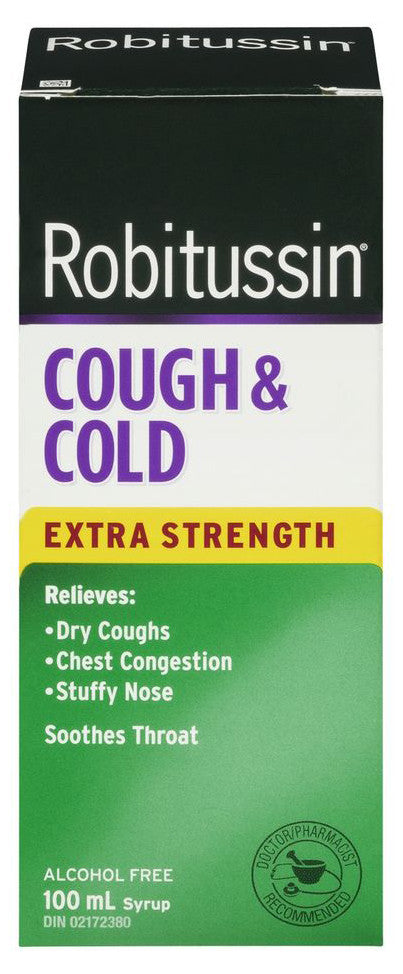 ROBITUSSIN C + C X-STR 100ML - Queensborough Community Pharmacy