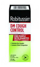 ROBITUSSIN DM COUGH CONTROL FOR PEOPLE WITH DIABETES 115ML - Queensborough Community Pharmacy
