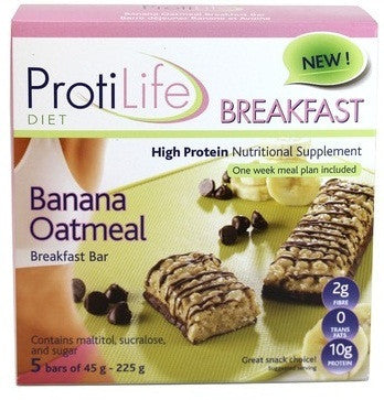 PROTILIFE BANANA OAT BAR 5/45G - Queensborough Community Pharmacy