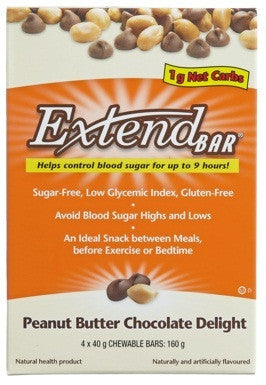 EXTEND BAR PEANUT BUTTER CHOCOLATE DELIGHT 4'S - Queensborough Community Pharmacy