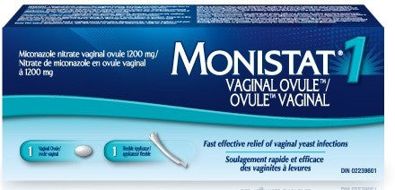 MONISTAT 1 DAY OVULE 1'S - Queensborough Community Pharmacy
