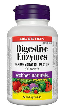 WEBBER DIGESTIVE ENZYMES TABS 90'S - Queensborough Community Pharmacy