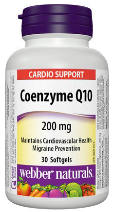 WEBBER COENZYME Q10 200MG 30'S - Queensborough Community Pharmacy