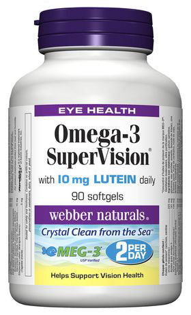 WEBBER OMEGA 3 SUPRVISN+LUTEIN 90'S - Queensborough Community Pharmacy