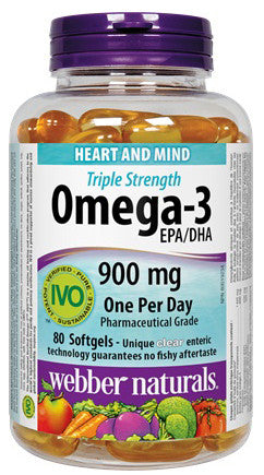 WEBBER CLEAR OMEGA3 3X STRENGHT 80'S - Queensborough Community Pharmacy