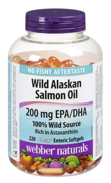 WEBBER CLEAR WILD ALASKAN SALMON OIL 220'S - Queensborough Community Pharmacy